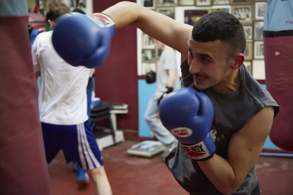 West Ham Amateur Boxing Club — documentary and portrait photograph in London, UK, frame 21 of 28.